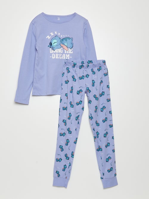 Pijama comprido 'Disney' em jersey  - 2 peças - Kiabi