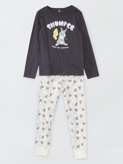 Pijama comprido 'Disney' em jersey  - 2 peças - Kiabi