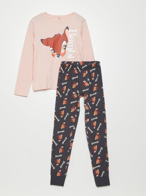 Pijama comprido 'Disney' em jersey  - 2 peças - Kiabi
