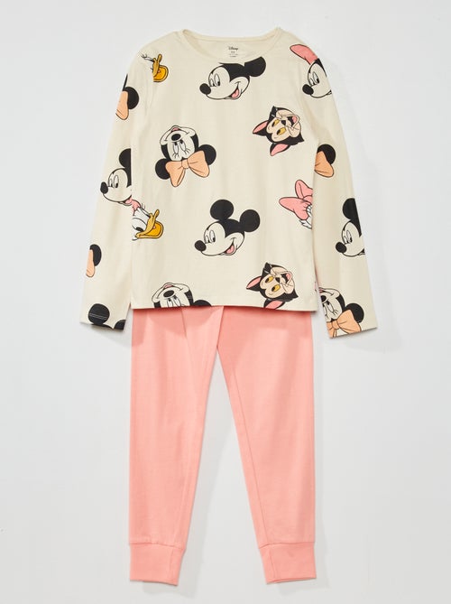 Pijama comprido 'Disney' em jersey - 2 peças - Kiabi