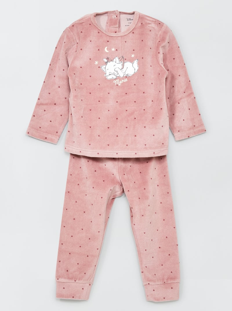 Pijama comprido 'Disney' em veludo - 2 peças VIOLETA - Kiabi
