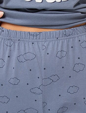 Pijama comprido 'Disney' 'Stitch' t-shirt + calças - 2 peças