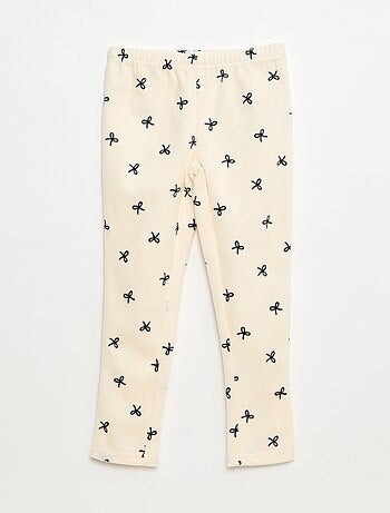 Pijama comprido e quente com padrão