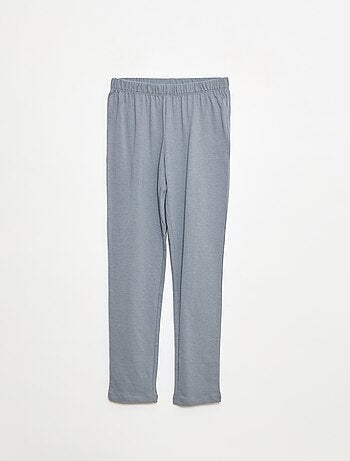 Pijama comprido em jersey com estampado - 2 peças