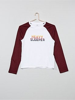 Pijama comprido em jersey - Kiabi