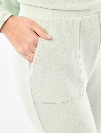 Pijama comprido em malha quente - 2 peças