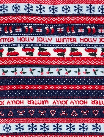 Pijama comprido em polar de 2 peças - Sweatshirt + calças