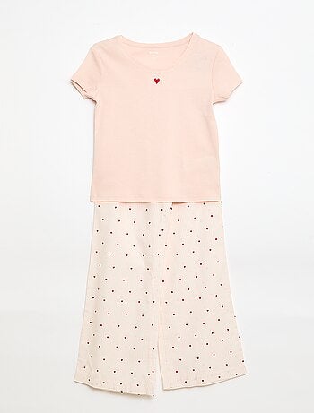 Pijama comprido em popelina - 2 peças