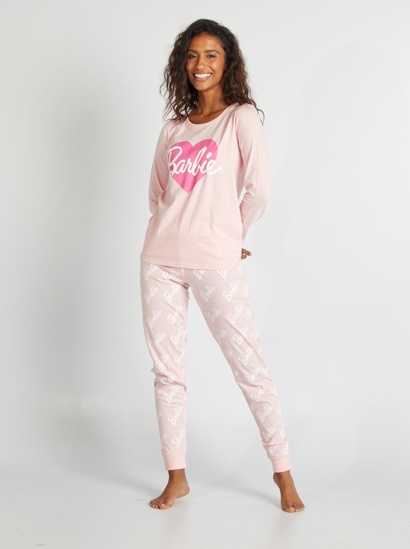 Pijama comprido estampado 'Barbie' ROSA - Kiabi