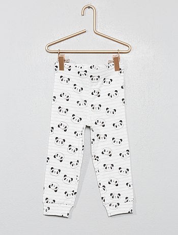 Pijama comprido estampado - Kiabi