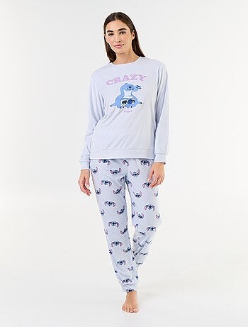 Pijama comprido estampado 'Disney' - 2 peças