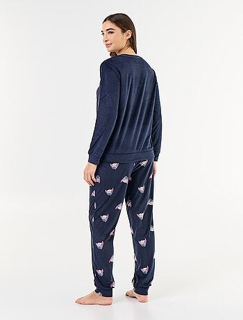 Pijama comprido estampado 'Disney' - 2 peças