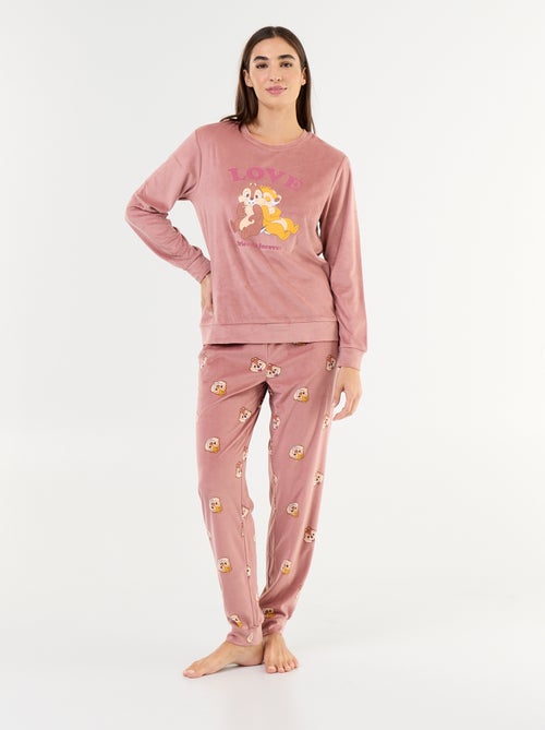 Pijama comprido estampado 'Disney' - 2 peças - Kiabi