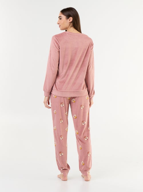 Pijama comprido estampado 'Disney' - 2 peças - Kiabi