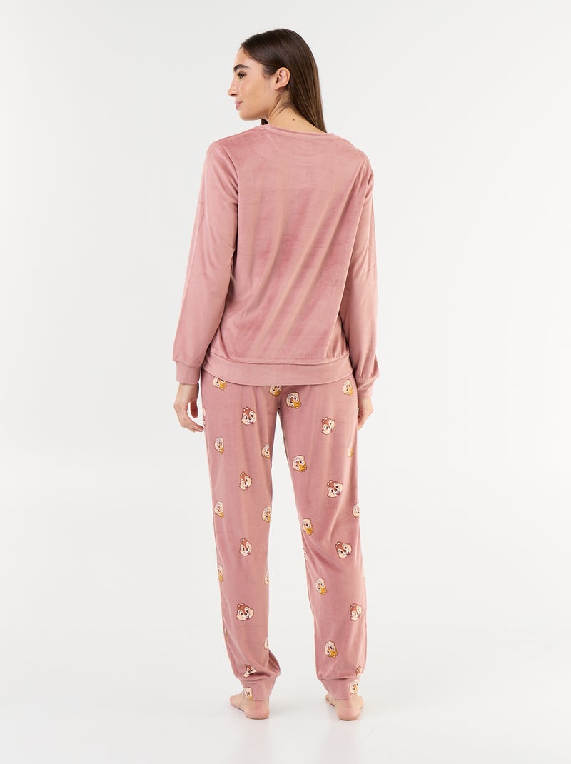 Pijama comprido estampado 'Disney' - 2 peças Rosa - Kiabi
