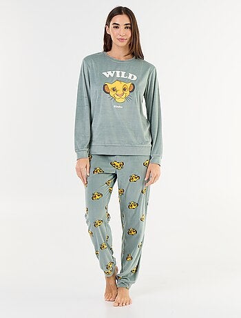 Pijama comprido estampado 'Disney' - 2 peças