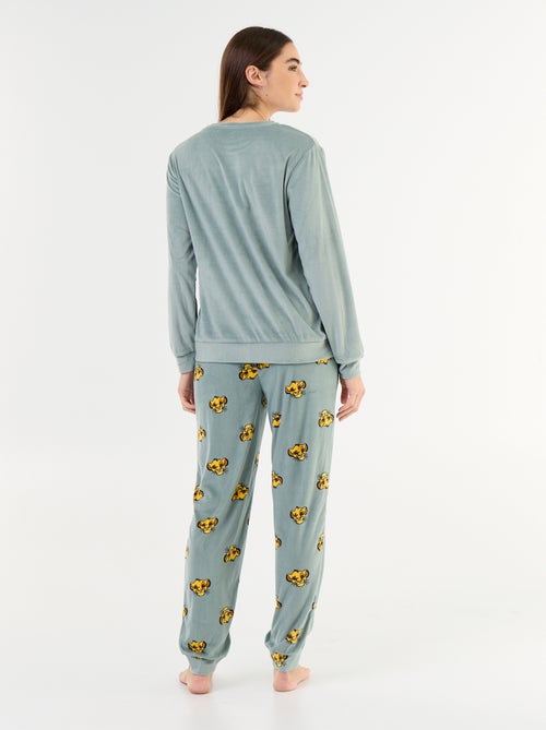 Pijama comprido estampado 'Disney' - 2 peças - Kiabi