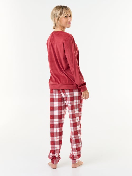 Pijama comprido estampado 'Disney' - 2 peças - Kiabi