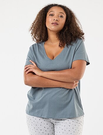 Pijama comprido estampado leopardo - 2 peças