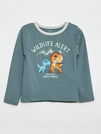 Pijama comprido estampado 'Jurassic World'