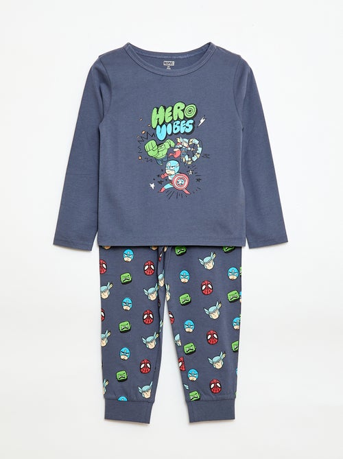 Pijama comprido estampado 'Marvel' - Kiabi