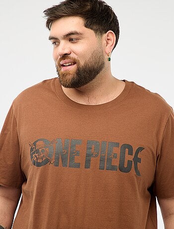 Pijama comprido estampado 'One Piece' - 2 peças
