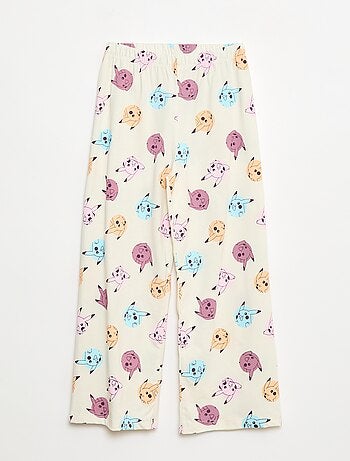 Pijama comprido estampado 'Pikachu' - 2 peças