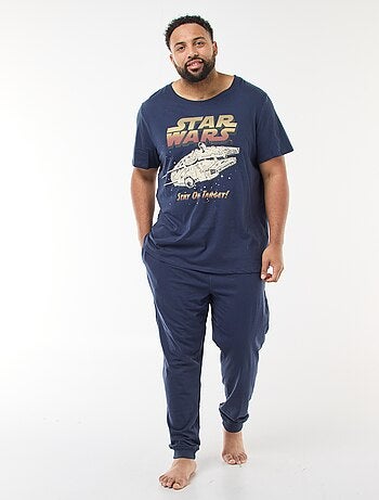 Pijama comprido estampado 'Star Wars' - 2 peças