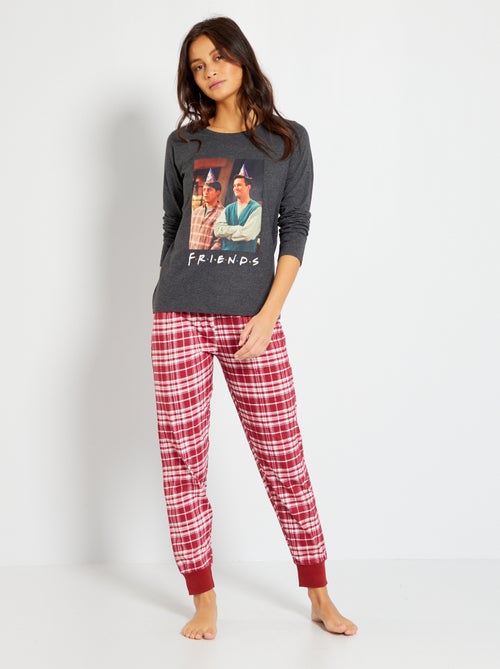 Pijama comprido 'Friends' em jersey  - 2 peças - Kiabi