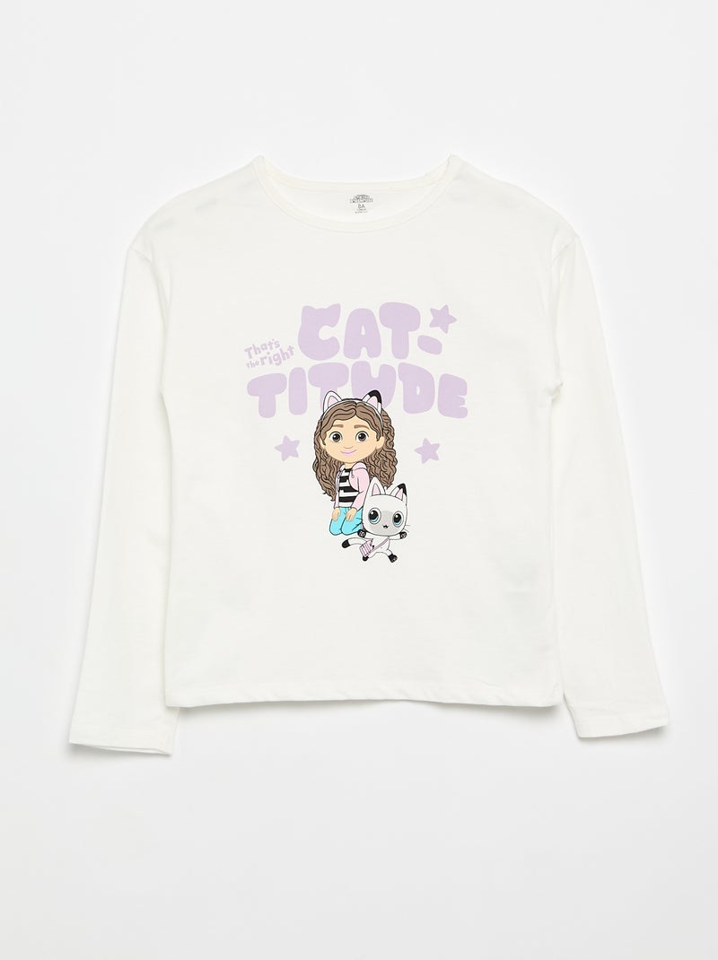 Pijama comprido 'Gabby e a casa mágica' - 2 peças Roxo - Kiabi
