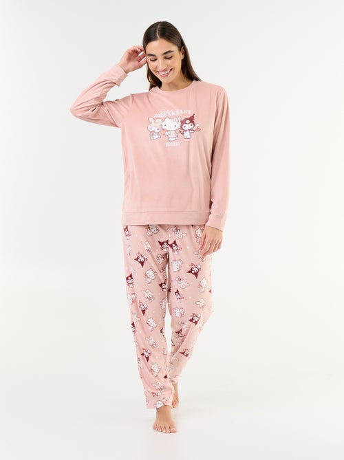 Pijama comprido 'Hello Kitty' - 2 peças - Kiabi
