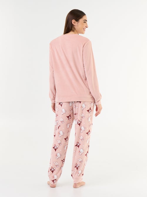 Pijama comprido 'Hello Kitty' - 2 peças - Kiabi
