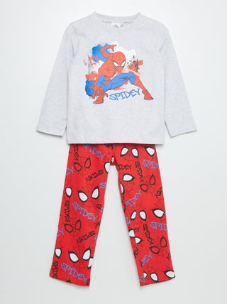 Pijama comprido 'Homem-Aranha' 'Marvel' - 2 peças