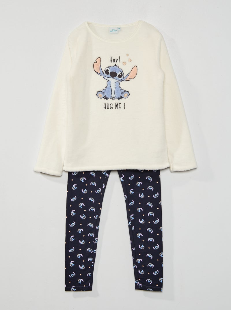 Pijama comprido 'Maria' da 'Disney' 2 peças BRANCO - Kiabi