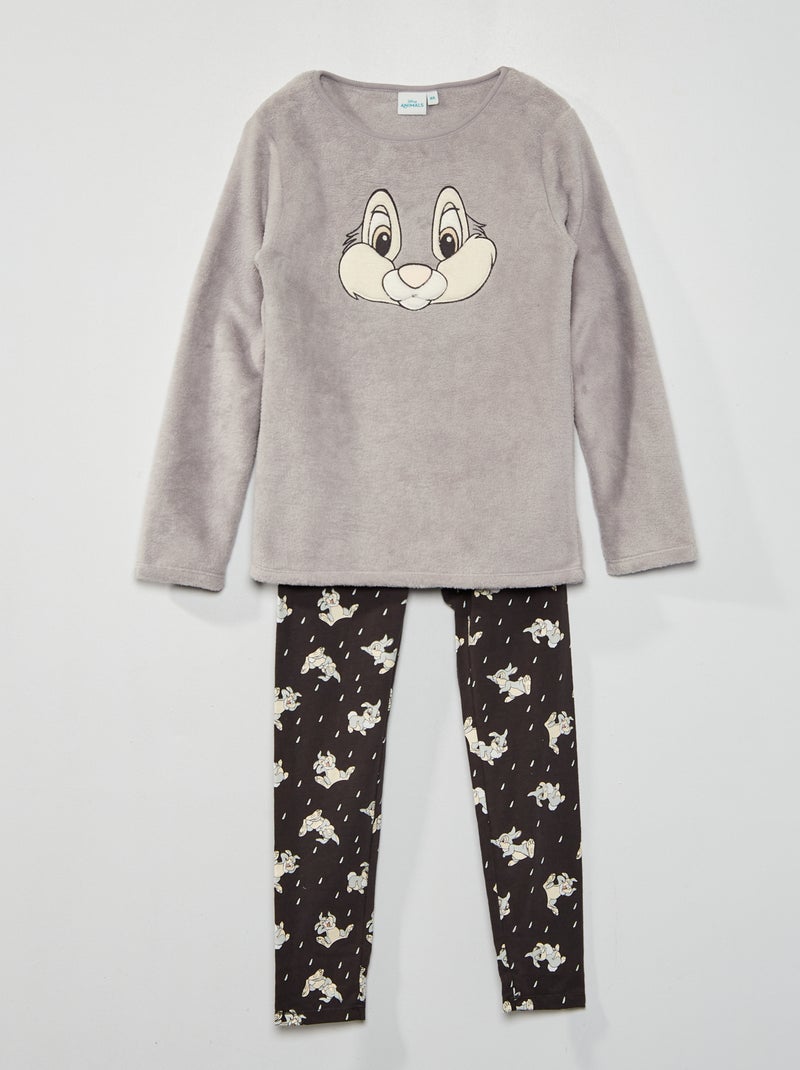 Pijama comprido 'Maria' da 'Disney' 2 peças CINZA - Kiabi