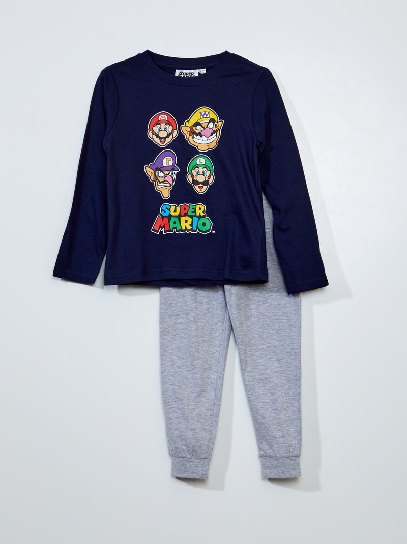 Pijama comprido 'Mario' AZUL - Kiabi