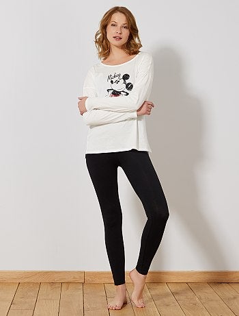 Pijama comprido 'Mickey' - Kiabi