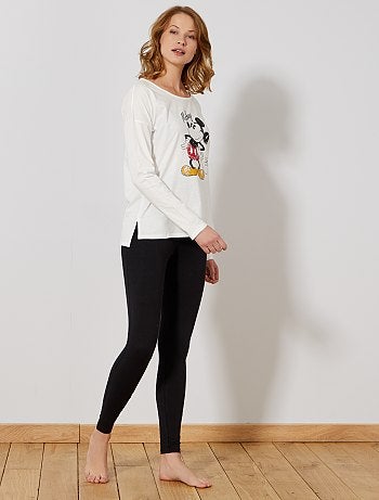Pijama comprido 'Mickey' - Kiabi