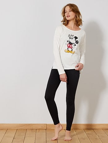 Pijama comprido 'Mickey' - Kiabi