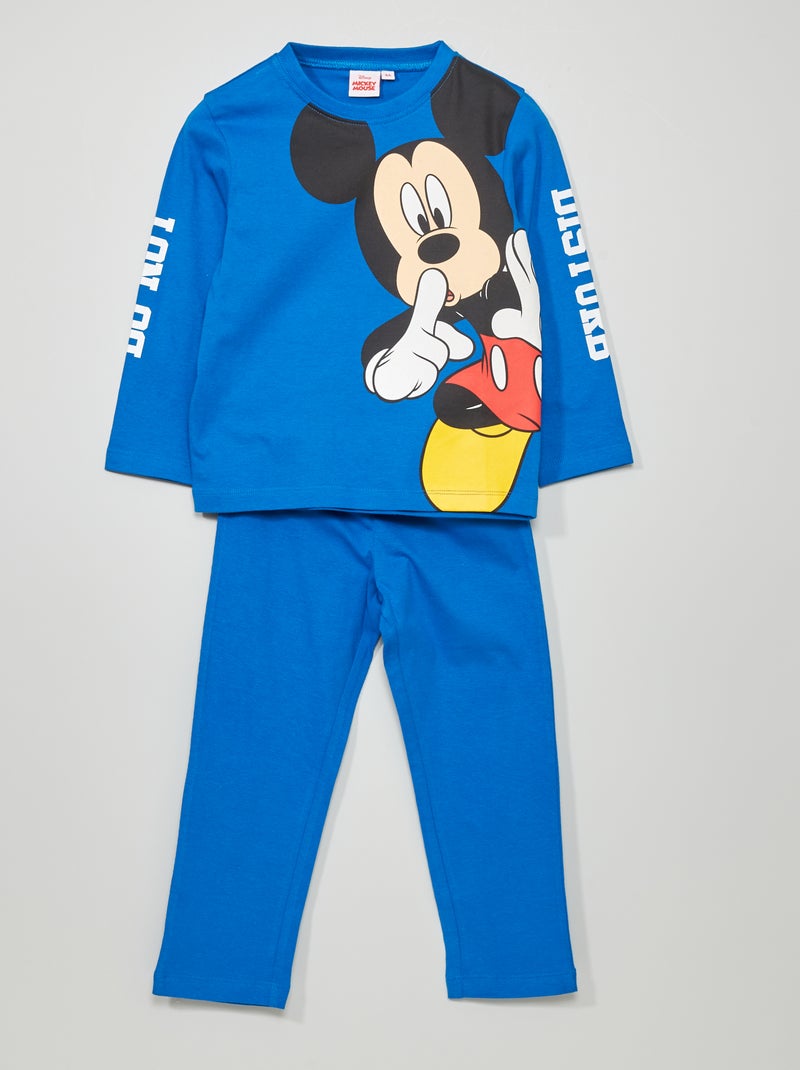 Pijama comprido 'Mickey' 'Disney' Azul - Kiabi