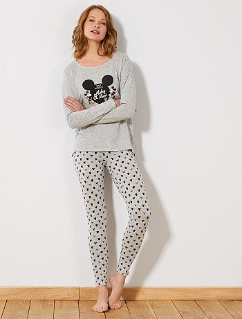 Pijama comprido 'Mickey & Minnie' - Kiabi