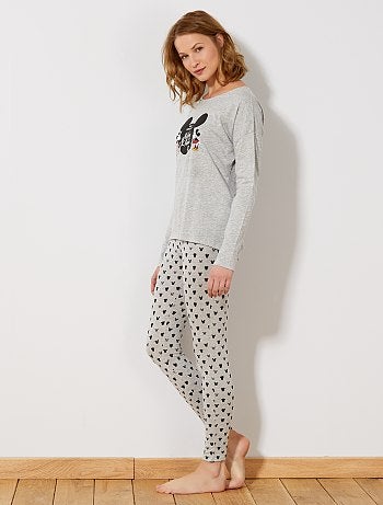 Pijama comprido 'Mickey & Minnie' - Kiabi