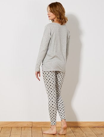 Pijama comprido 'Mickey & Minnie' - Kiabi