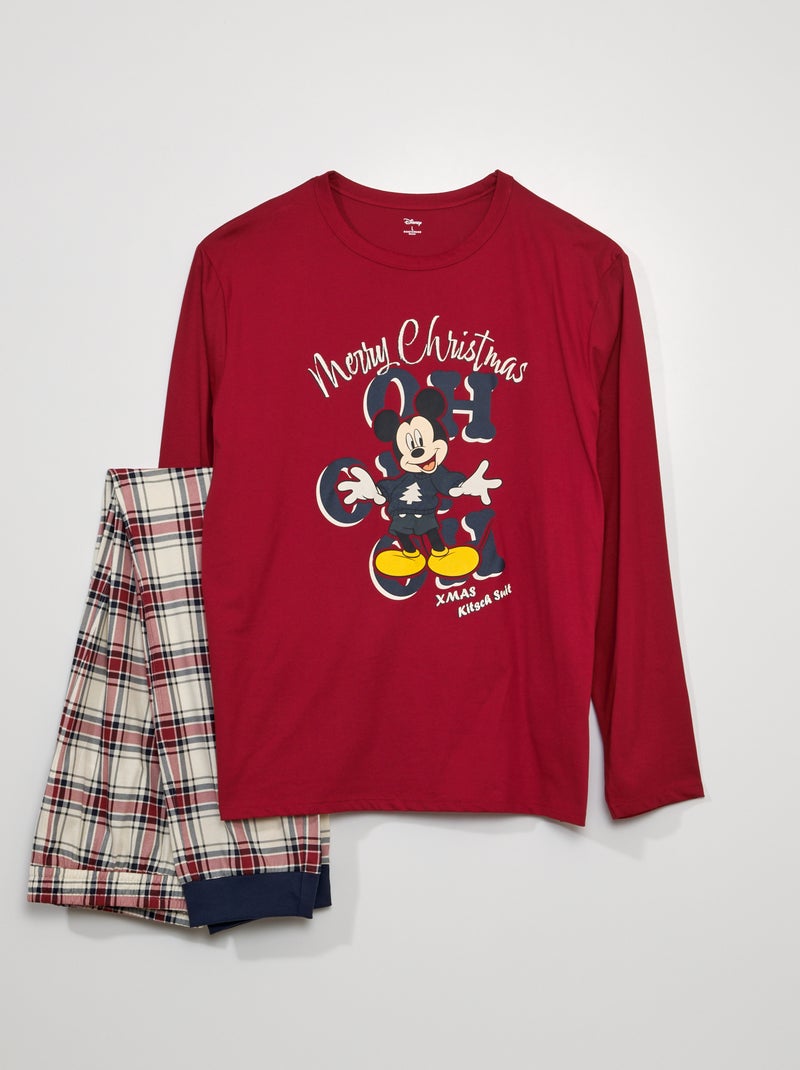 Pijama comprido 'Mickey' 'Natal' - 2 peças Mickey - Kiabi