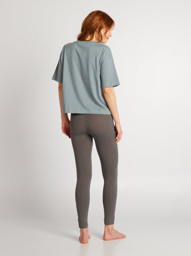 Pijama comprido 'Minecraft' - 2 peças VERDE - Kiabi