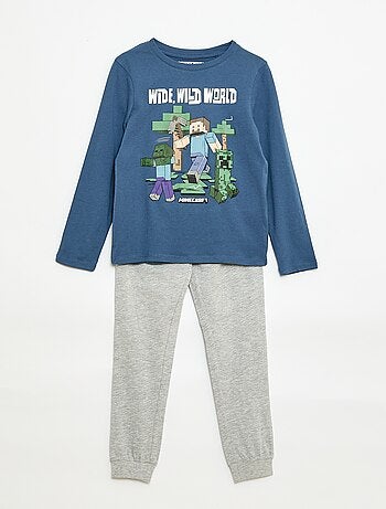 Pijama comprido 'Minecraft' - 2 peças