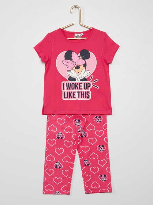 Pijama comprido 'Minnie' 2 peças em algodão - Kiabi