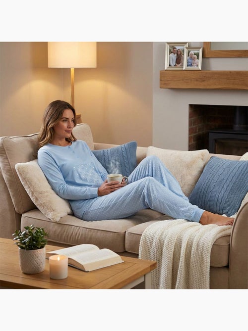 Pijama Comprido Mulher Manga Comprida OZABI - Kiabi