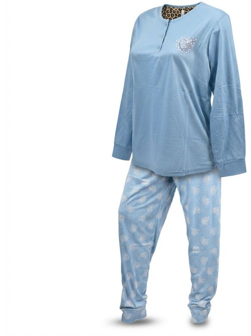 Pijama Comprido Mulher Manga Comprida OZABI - Kiabi