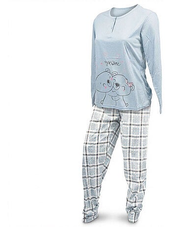 Pijama Comprido Mulher Manga Comprida OZABI